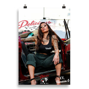 Limited Edition "DJ BIANCA G" X DELICIOUS Wall Poster (US & CA)